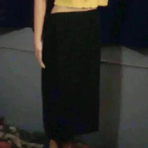 Regal Black Skirt - Size Small